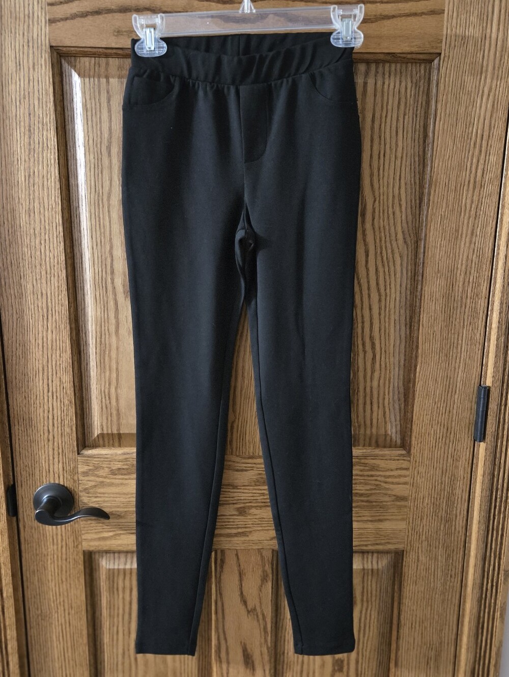 Ardene Black Slim Ponte Slacks